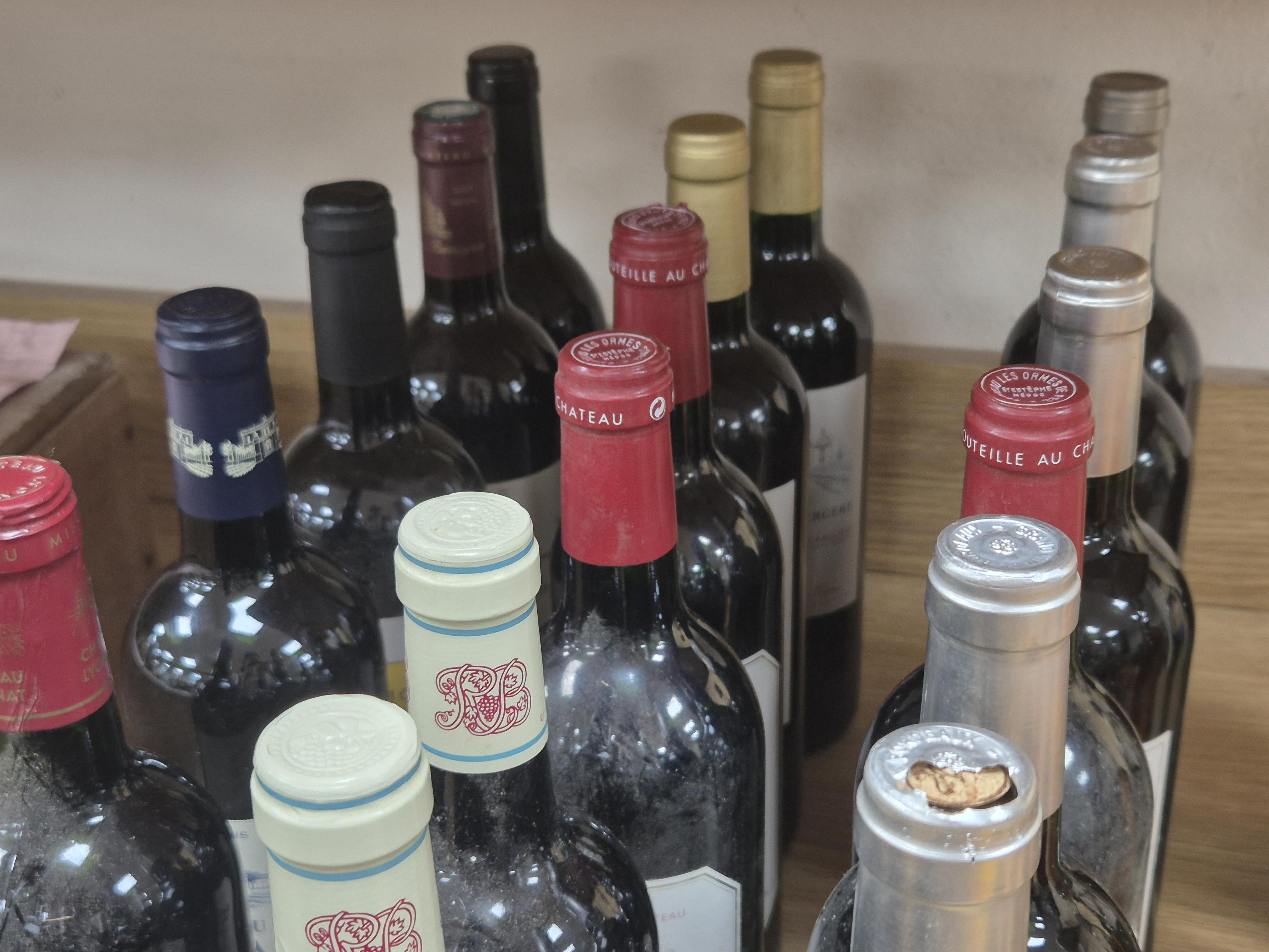 Chateau du Gazin Canon-Fronsac, 2013, seven bottles, and thirteen other bottles of red burgundy